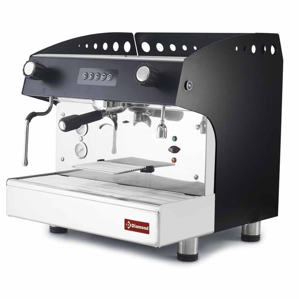 Sort Automatisk Kaffemaskine Gruppe - Diamond Kaffebord  - 5407011594019