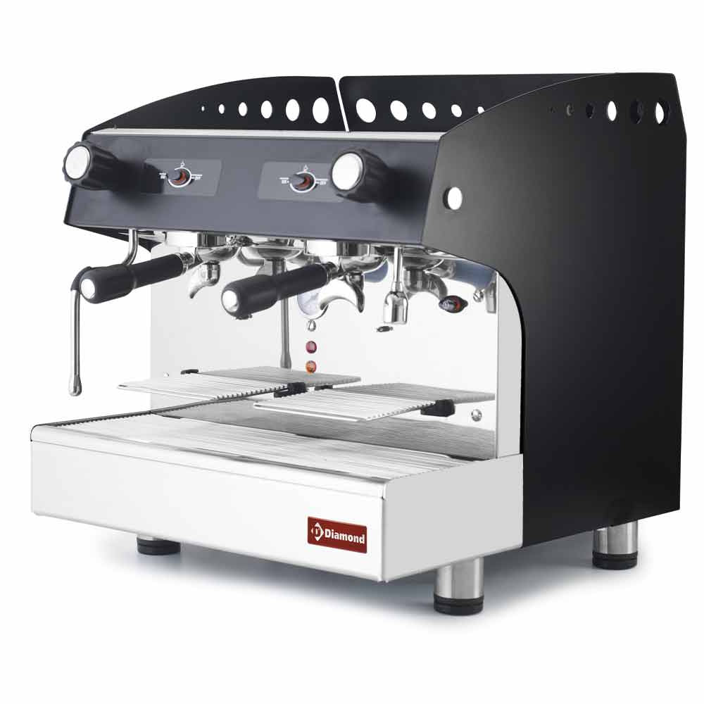 Sort Halvautomatisk Espressomaskine Grupper - Diamond Kaffebord  - 5407011594033