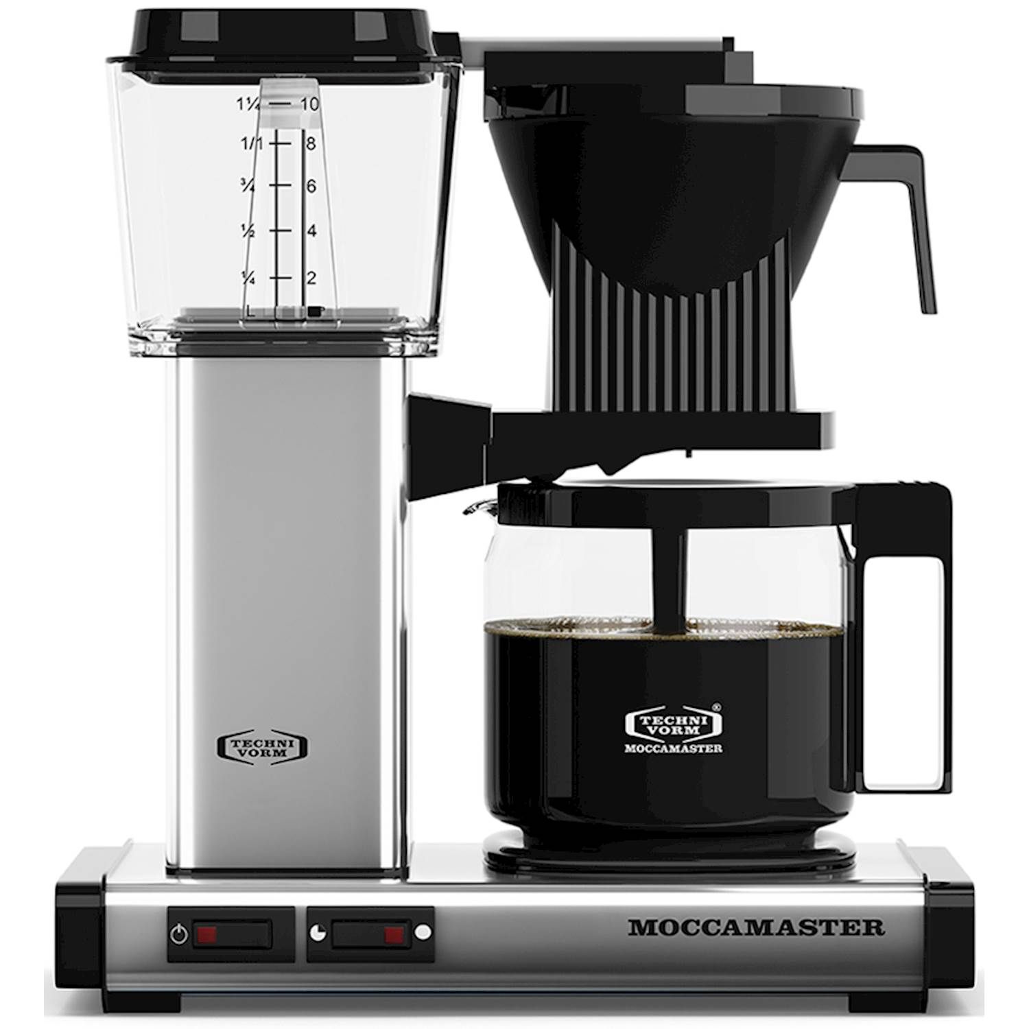 Moccamaster Kaffemaskine Automatic Polished Silver - Kaffebord  - 8712072537453
