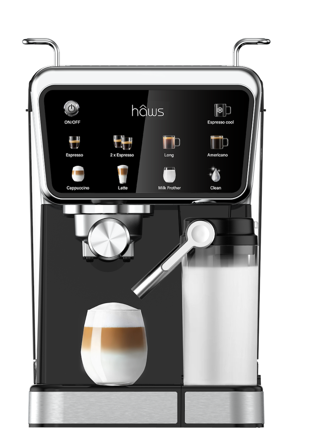 Hws Espressomaskine Automatisk Mælkeskummer - Hâws Kaffebord  - 65712087104959