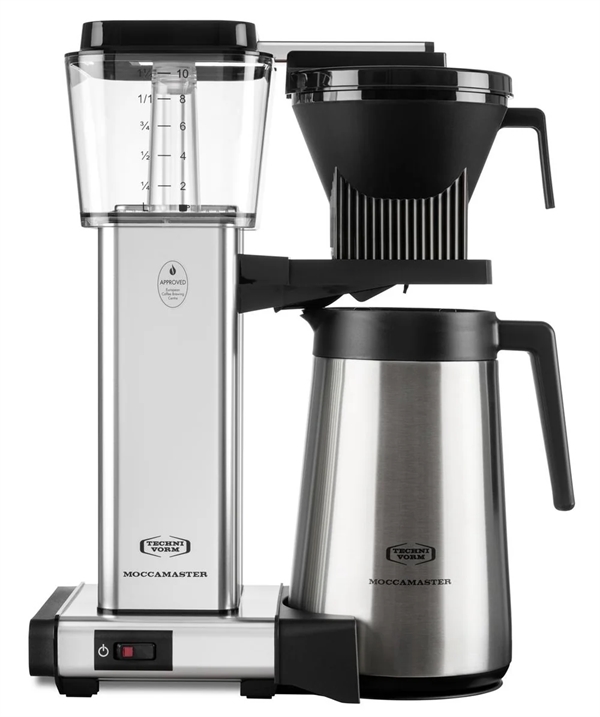 Moccamaster Automatic Thermo Polished Silver 79431 - Moccamaster Kaffebord  - 8712072794313