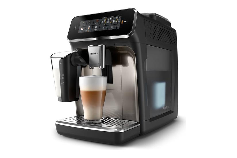 Philips 3300 Series Ep3347 Automatisk Kaffemaskine Med Capuccinatore Bar Sort Krom - Philips Kaffebord  - 196592000655