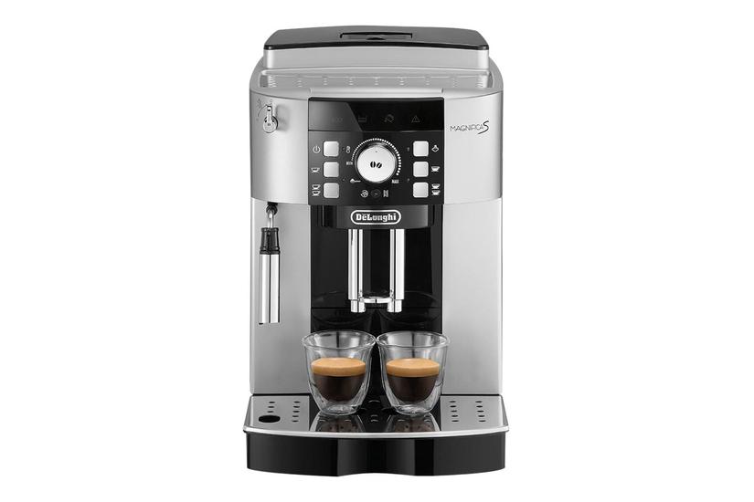 Sort Longhi Magnifica Ecam21 117 Automatisk Kaffemaskine Med Mælkeskummer Bar Sølv - Delonghi Kaffebord  - 8004399326156