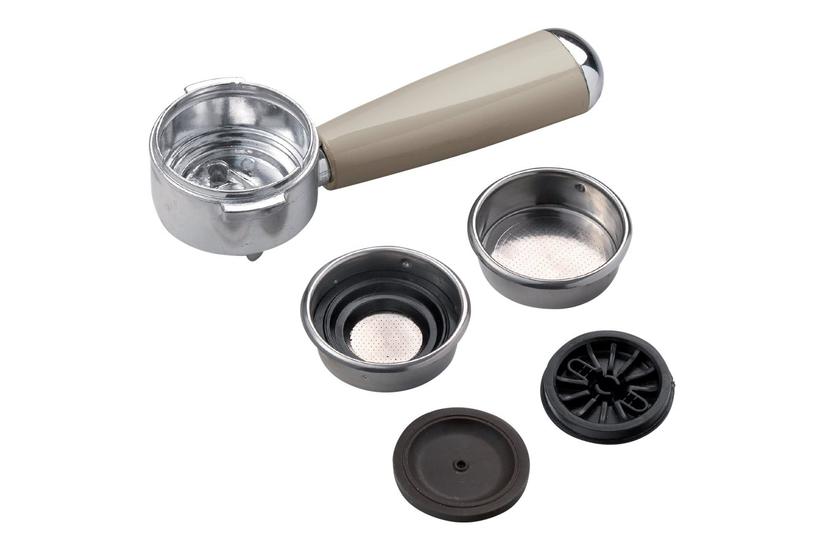 Ariete Vintage 1389 Kaffemaskine Med Mælkeskummer Bar Beige - Ariete Kaffebord  - 8003705113923