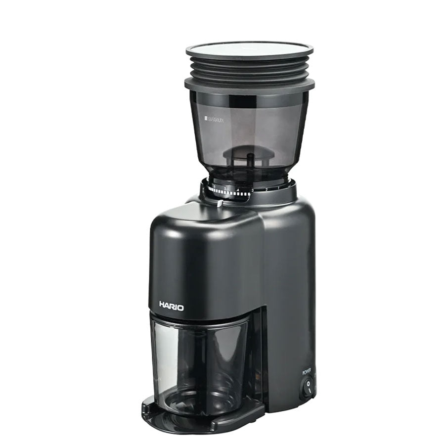 Sort Hario V60 Elektrisk Kaffekværn Compact - Hario Kaffebord  - 4977642708648