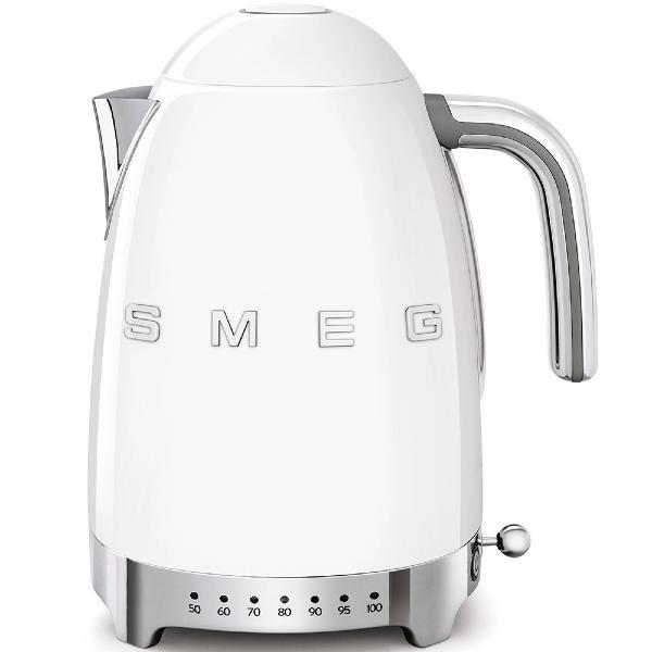 Hvid Smeg Klf04wheu Elkedel Liter - Smeg Kaffebord  - 8017709231811