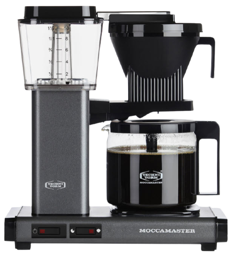 Moccamaster Kaffemaskine Automatic Stone Grey - Kaffebord  - 8712072537477